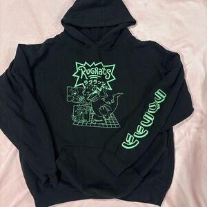 Nickelodeon Black Hoodie with Green Design
